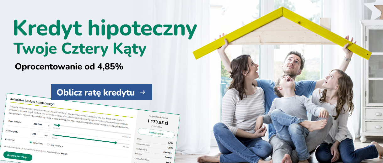 Kredyt Hipoteczny od 4,85%